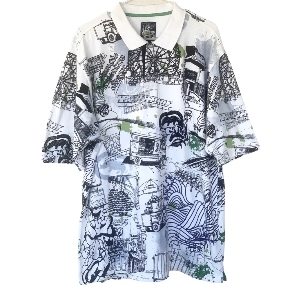 RARE Vintage 90s Ecko Unlimited SKATER Graffiti Streetwear Men’s Shirt